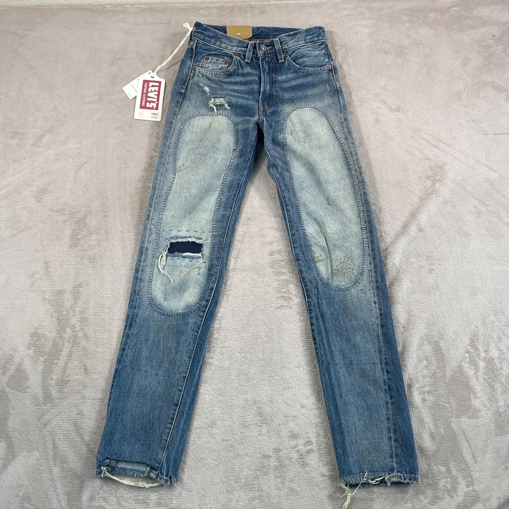 LEVIS VINTAGE CLOTHING 501Z XX 1954 Jeans Women 25 Big E Japanese Selvedge $395